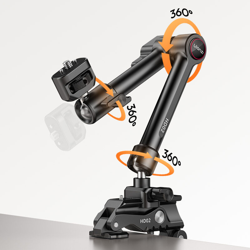 Ulanzi hd02 10 inch magic arm kit แขนจับอุปกรณ์เสริม ต่อกับ ขาตั้งกล้อง 4