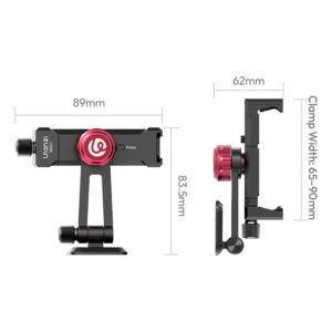 Ulanzi ma51 quickclip phone clamp ที่หนีบโทรศัพท์ หัวจับมือถือ หัวจับ iphone 17 16 15 แบบปรับได้ พร้อมระบบล็อกเร็ว 12