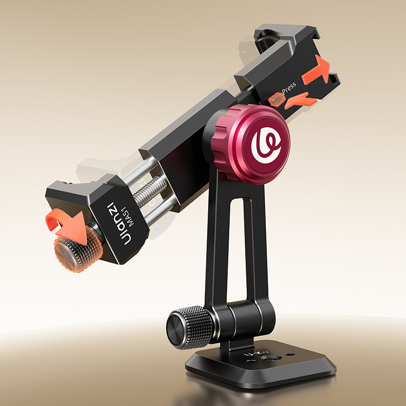 Ulanzi ma51 quickclip phone clamp ที่หนีบโทรศัพท์ หัวจับมือถือ หัวจับ iphone 17 16 15 แบบปรับได้ พร้อมระบบล็อกเร็ว 2