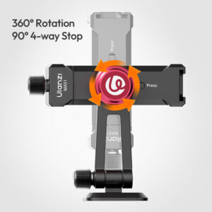 Ulanzi ma51 quickclip phone clamp ที่หนีบโทรศัพท์ หัวจับมือถือ หัวจับ iphone 17 16 15 แบบปรับได้ พร้อมระบบล็อกเร็ว 6