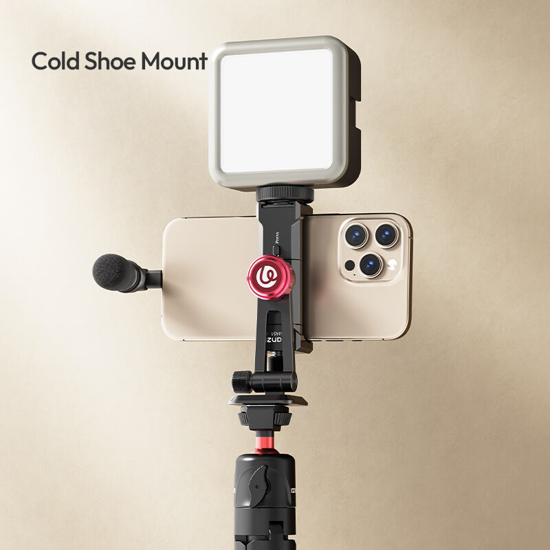Ulanzi ma51 quickclip phone clamp ที่หนีบโทรศัพท์ หัวจับมือถือ หัวจับ iphone 17 16 15 แบบปรับได้ พร้อมระบบล็อกเร็ว 9