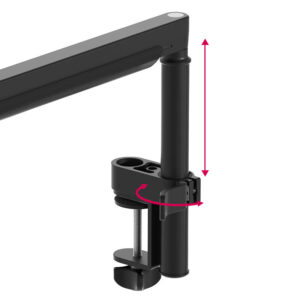 Ulanzi zj05 adjustable microphone boom arm แขนไมโครโฟน ขาจับไมค์หนีบโต๊ะ 11