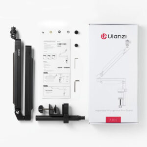 Ulanzi zj05 adjustable microphone boom arm แขนไมโครโฟน ขาจับไมค์หนีบโต๊ะ 27