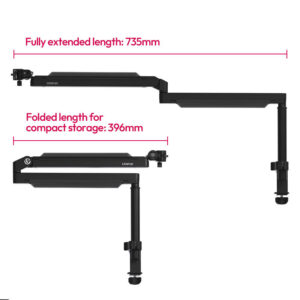 Ulanzi zj05 adjustable microphone boom arm แขนไมโครโฟน ขาจับไมค์หนีบโต๊ะ 6