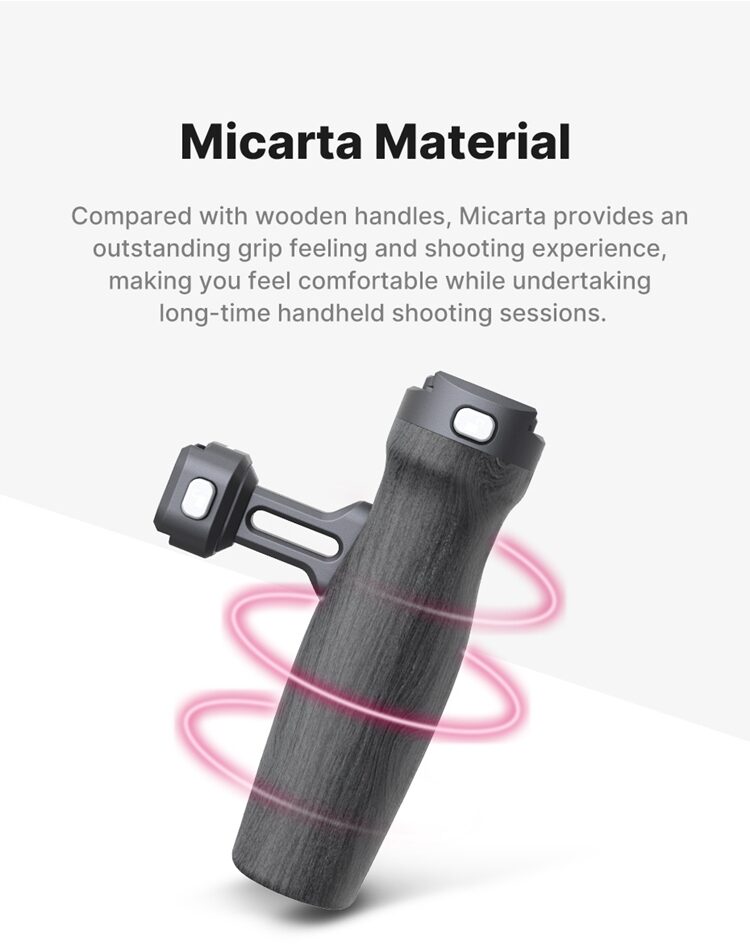 Falcam f22 qr side handle ด้ามจับระบบ quick release วัสดุ micarta (4)