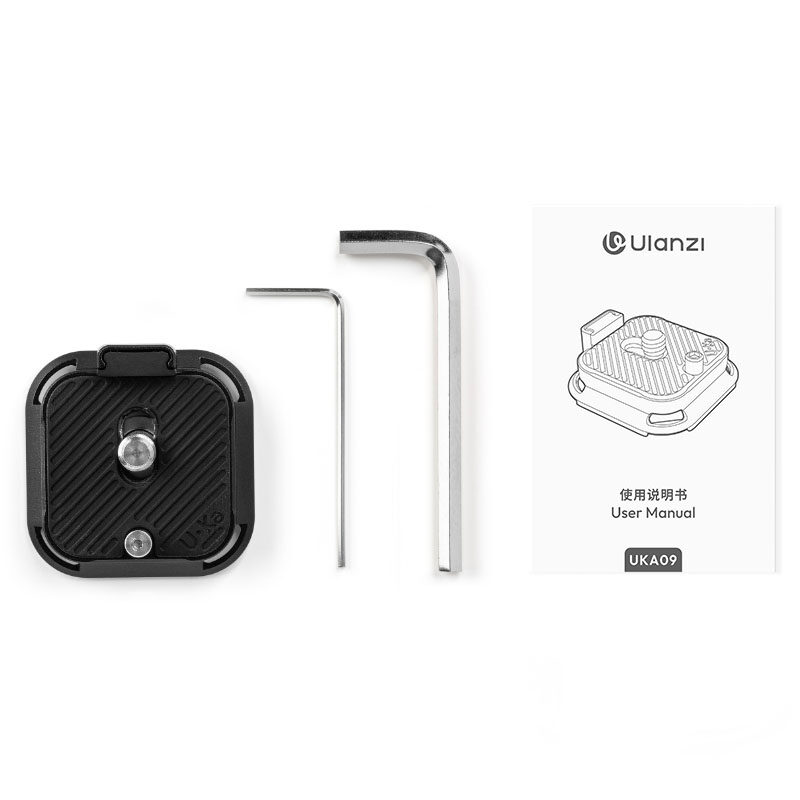 Ulanzi uka09 quick release anti twist plate (c080) เพลทปลดเร็ว ขาตั้งกล้อง 12