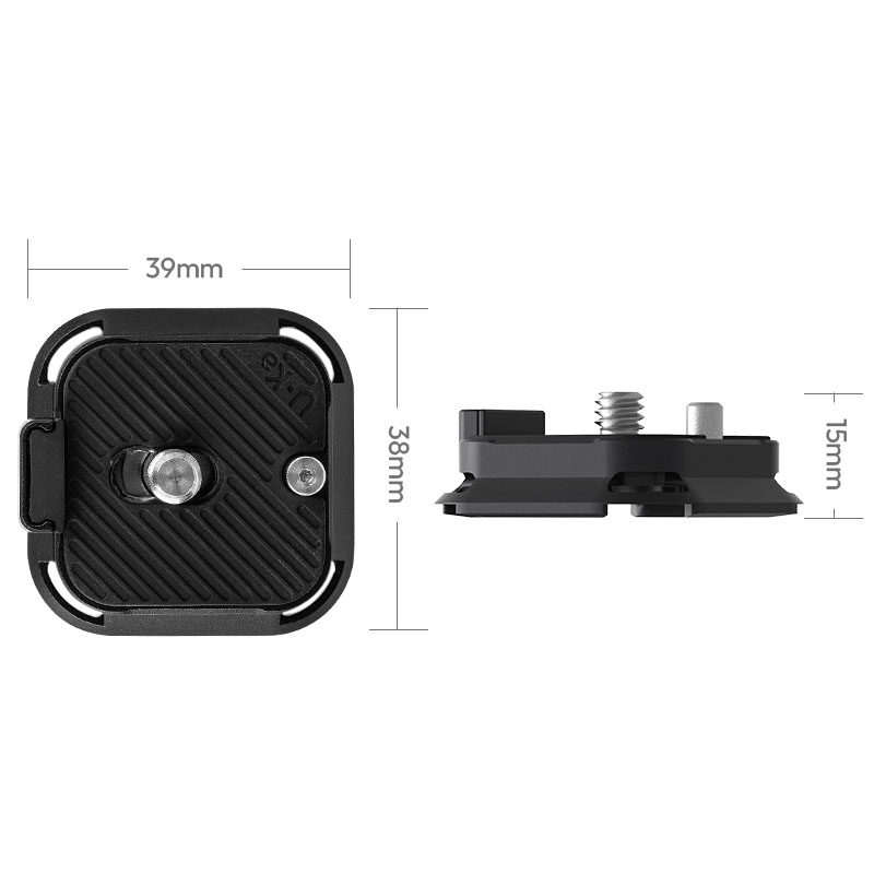 Ulanzi uka09 quick release anti twist plate (c080) เพลทปลดเร็ว ขาตั้งกล้อง 13