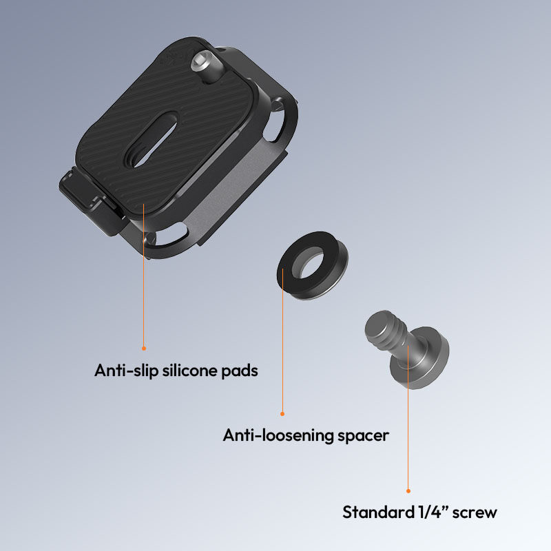 Ulanzi uka09 quick release anti twist plate (c080) เพลทปลดเร็ว ขาตั้งกล้อง 6