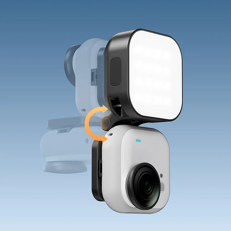 Ulanzi in07 magnetic fill light for insta360 go ultra mini ไฟเติมแสงแม่เหล็กขน (17)