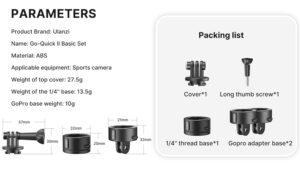 Acc ulanzi go quick ii mount kit 7