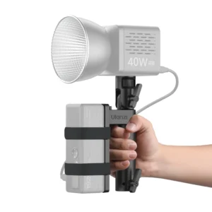 Ulanzi la06 light handle grip with power mount ด้ามจับไฟ led พร้อมฐานใส่พาวเวอร์แบงค์ แบตสำรอง อเนกประสงค์ 1