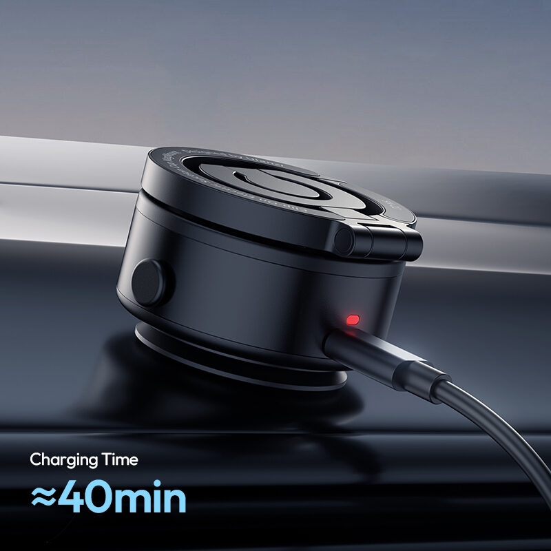 Ulanzi sk 22 clip on electric suction cup magmount ที่วางโทรศัพท์ แม่เหล็กดูดไฟฟ้า ขาตั้ง magsafe พร้อม maglock hook 12