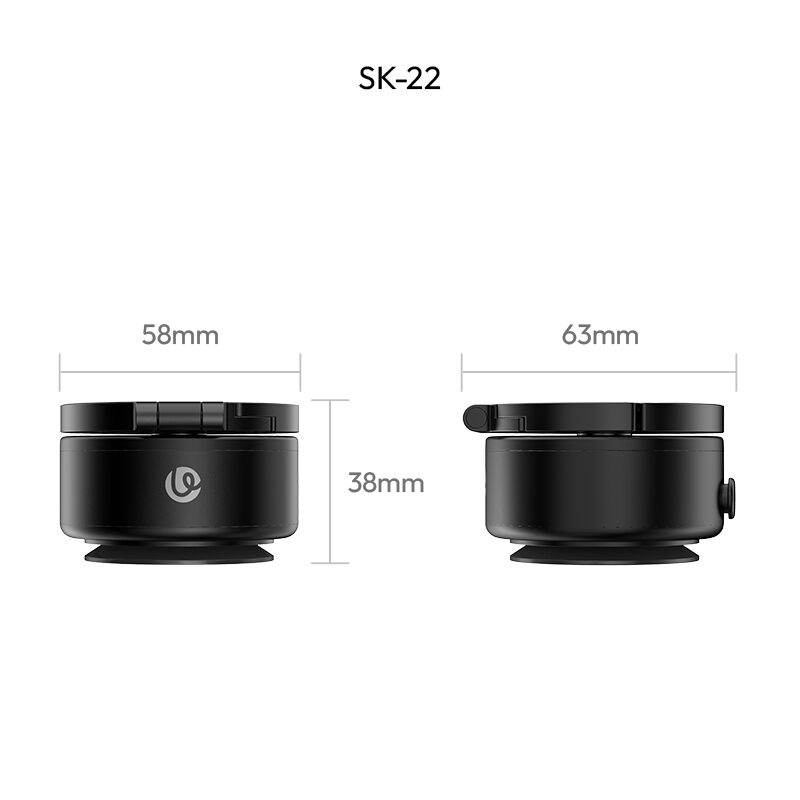 Ulanzi sk 22 clip on electric suction cup magmount ที่วางโทรศัพท์ แม่เหล็กดูดไฟฟ้า ขาตั้ง magsafe พร้อม maglock hook 16