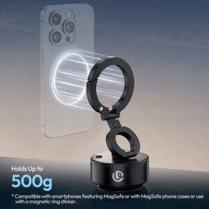 Ulanzi sk 22 clip on electric suction cup magmount ที่วางโทรศัพท์ แม่เหล็กดูดไฟฟ้า ขาตั้ง magsafe พร้อม maglock hook 9