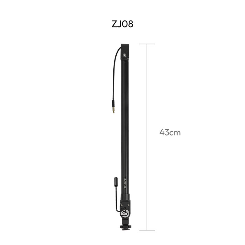 Ulanzi zj08 mic boom pole arm แขนไมโครโฟน แขน boom ต่อไมค์ ยืดหดได้ ระดับมืออาชีพ 27