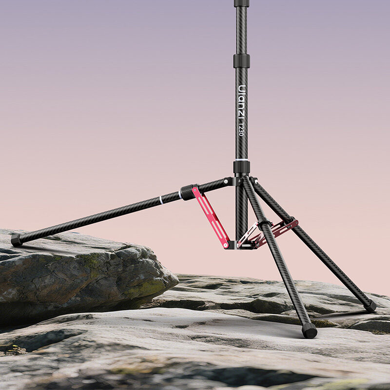 Ulanzi t230 reversible leg light stand ขาตั้งไฟ คาร์บอนไฟเบอร์ น้ำหนักเบา สูง 2.3 เมตร ขาตั้งกล้อง ไม้เซลฟี่ แขนบูม 11