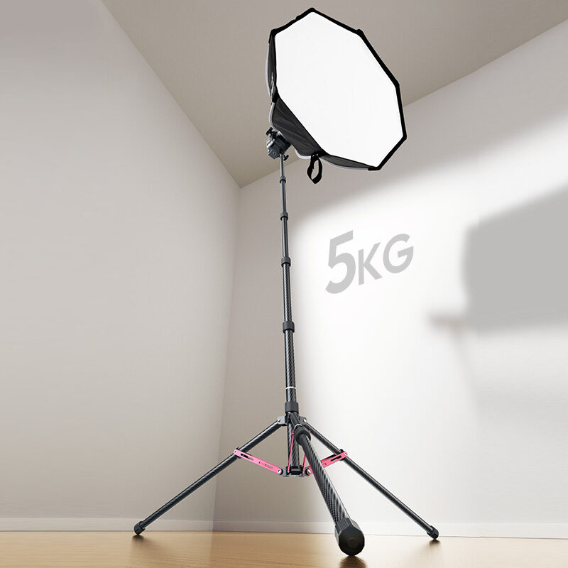 Ulanzi t230 reversible leg light stand ขาตั้งไฟ คาร์บอนไฟเบอร์ น้ำหนักเบา สูง 2.3 เมตร ขาตั้งกล้อง ไม้เซลฟี่ แขนบูม 6