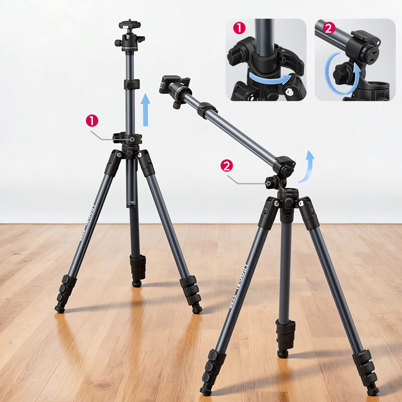 Ulanzi tt59 horizontal center column tripod ขาตั้งกล้อง ขาตั้งมุมท็อป11