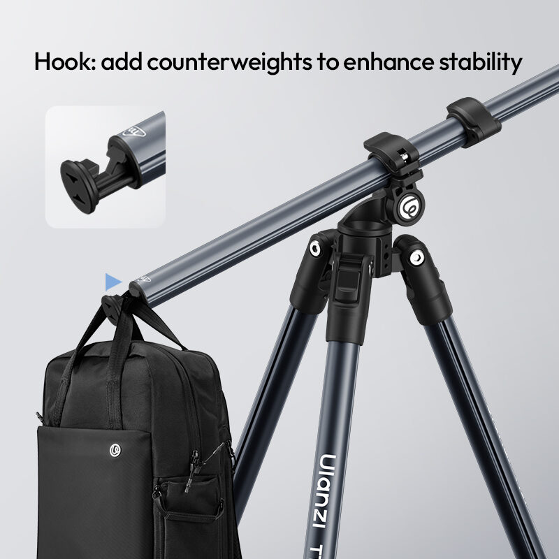 Ulanzi tt59 horizontal center column tripod ขาตั้งกล้อง ขาตั้งมุมท็อป12