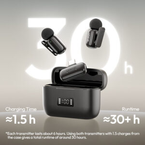 Ulanzi a200 mini mic ไมโครโฟนไร้สายจิ๋ว เสียงระดับมืออาชีพ น้ำหนักเพียง 6g (18)