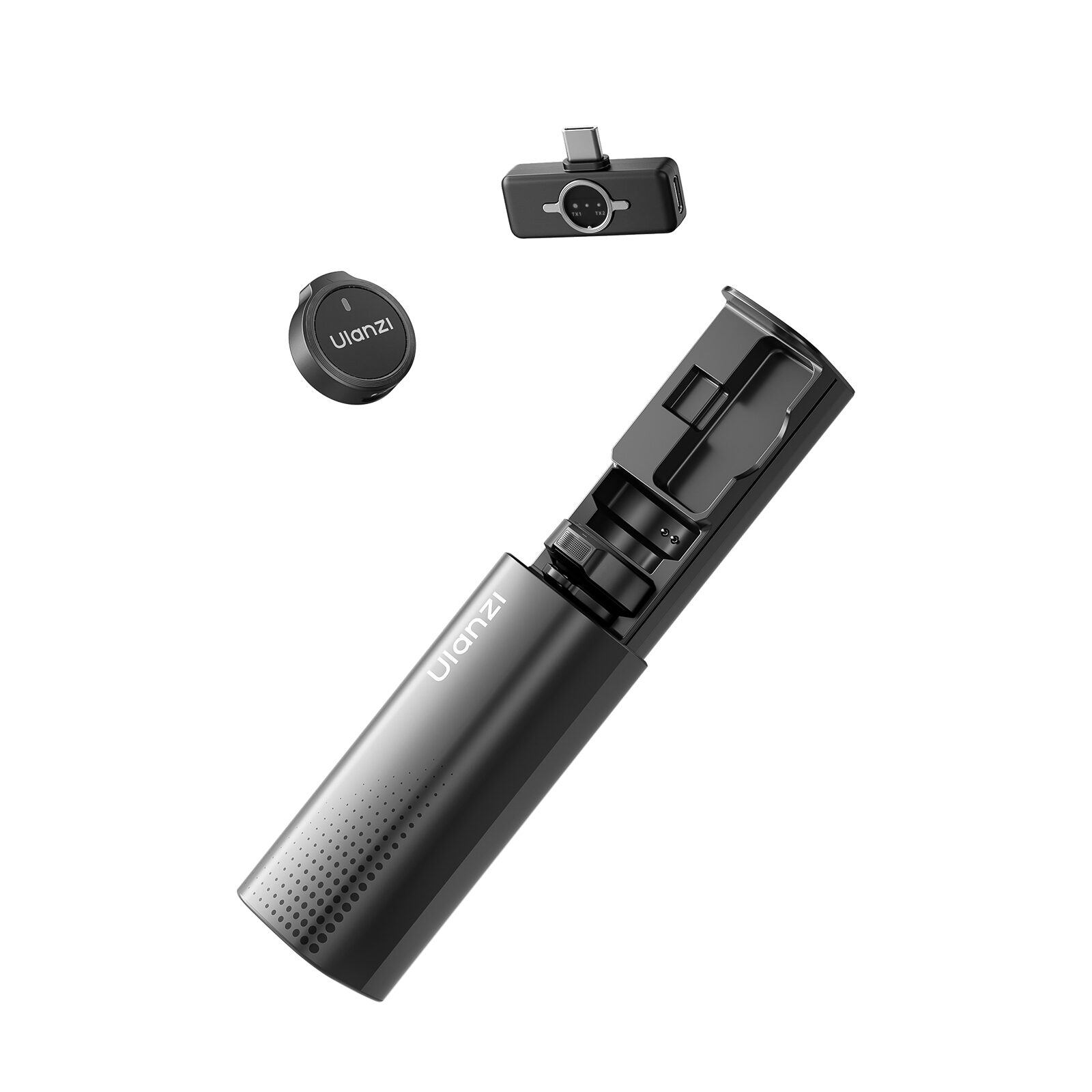 Ulanzi a21 wireless microphone ไมโครโฟนไร้สายขนาดกระดุมพร้อม ai noise reduction
