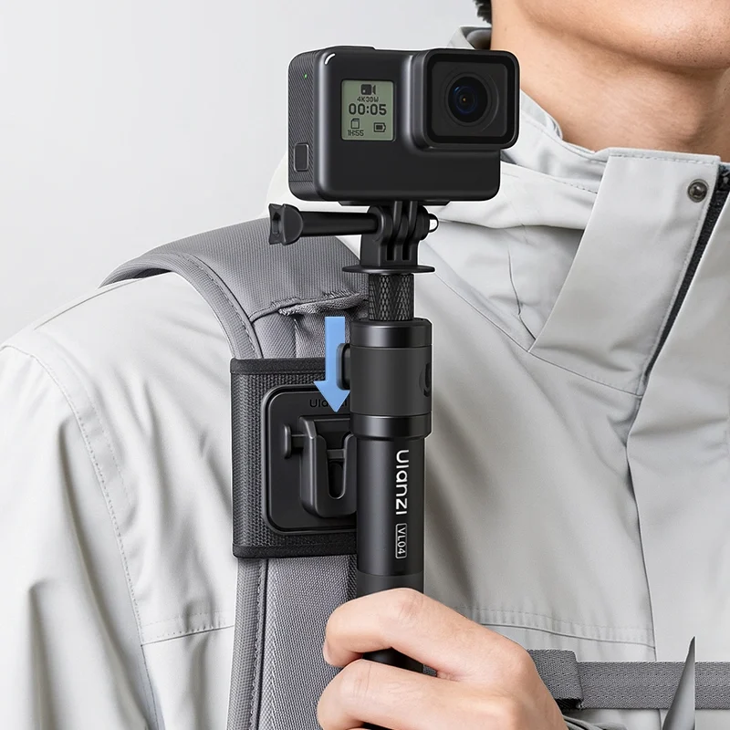 Ulanzi vl04 action camera quick release extension pole ไม้เซลฟี่กล้อง action camera สำหรับ dji360 insta360 2