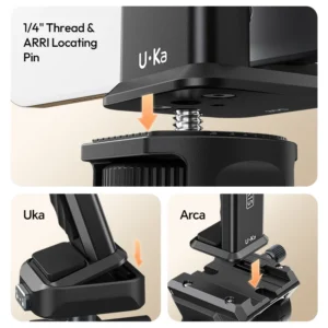 Ulanzi ca15 onelock tablet clamp ที่หนีบแท็บเล็ตระบบ onelock ปรับได้ 13.5 22cm อลูมิเนียมอัลลอย 4