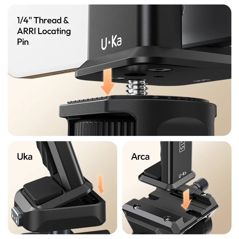 Ulanzi ca15 onelock tablet clamp ที่หนีบแท็บเล็ตระบบ onelock ปรับได้ 13.5 22cm อลูมิเนียมอัลลอย 4