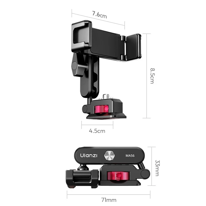Ulanzi ma56 phone clamp magsafe for camera hotshoe 14 
