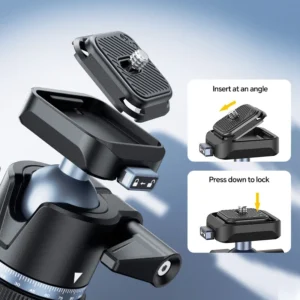 Ulanzi mt93 auto open tripod with uka ball head (t202) 6 