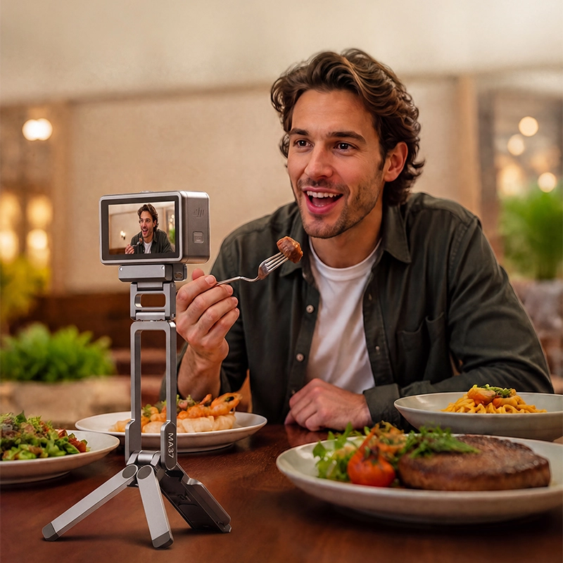 Ulanzi ma37 quick release mini tripod for dji osmo action 6 , nano , 5 pro , 4 , 3 4