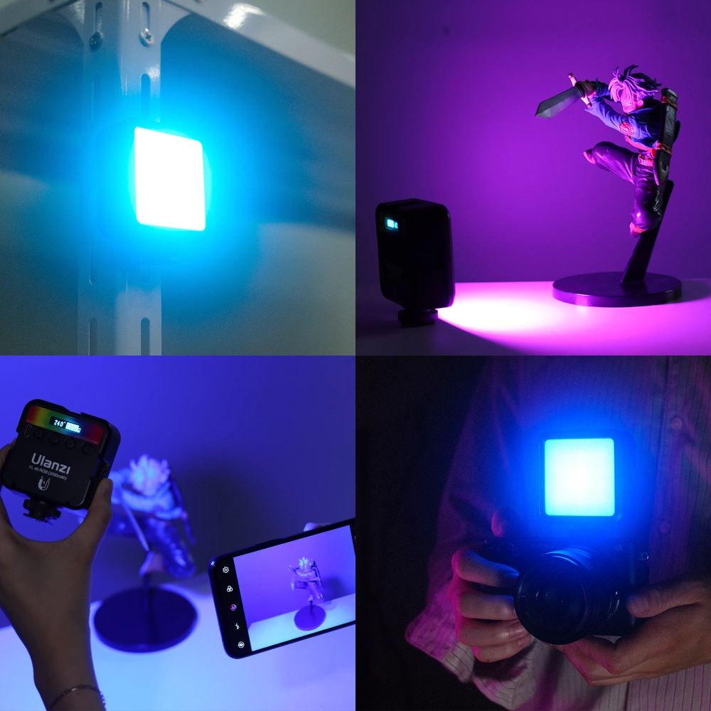 Ulanzi vl49 rgb led video light 8