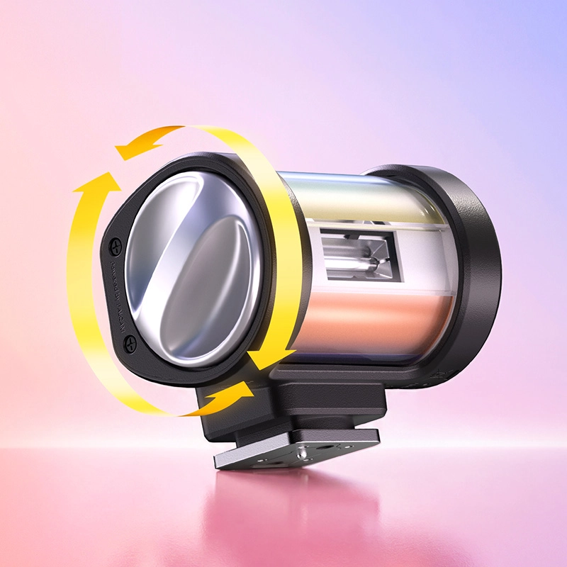 Ulanzi kl01 mini camera flash with built in color filters 2