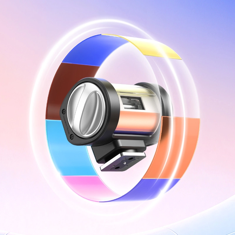 Ulanzi kl01 mini camera flash with built in color filters 4